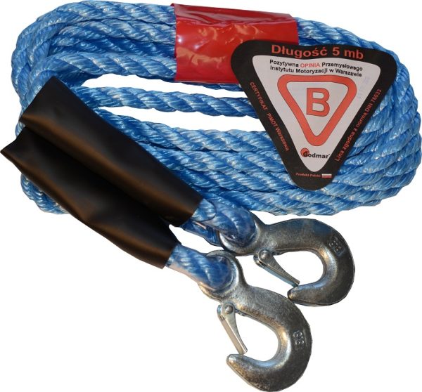 Tow Rope DMC 2500 kg  "TITANIUM" - High Quality