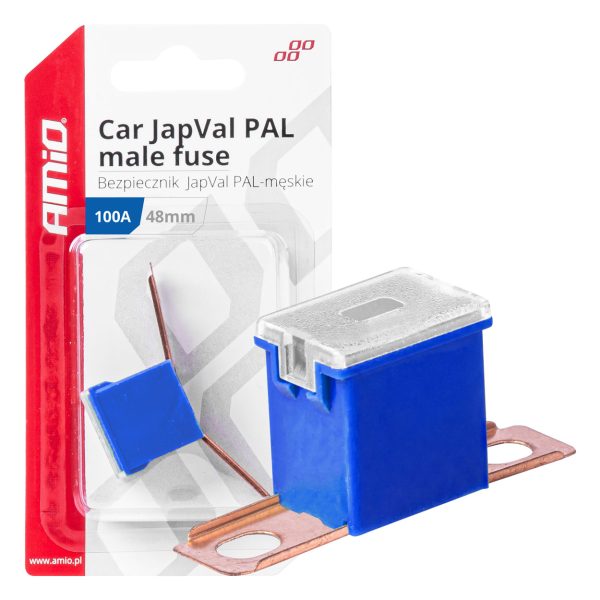 Car JapVal PAL male fuses 48mm 100A AMIO-03424